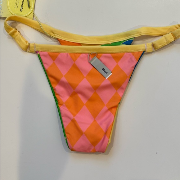 Maaji Pink and Orange Reversible Bathing Suit - Picture 6 of 9